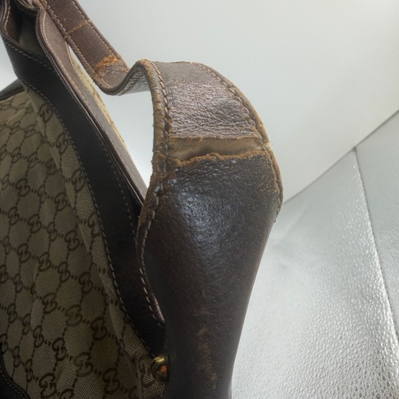 Gucci Brown and Cream Shoulder Bag - Picture 5 of 16